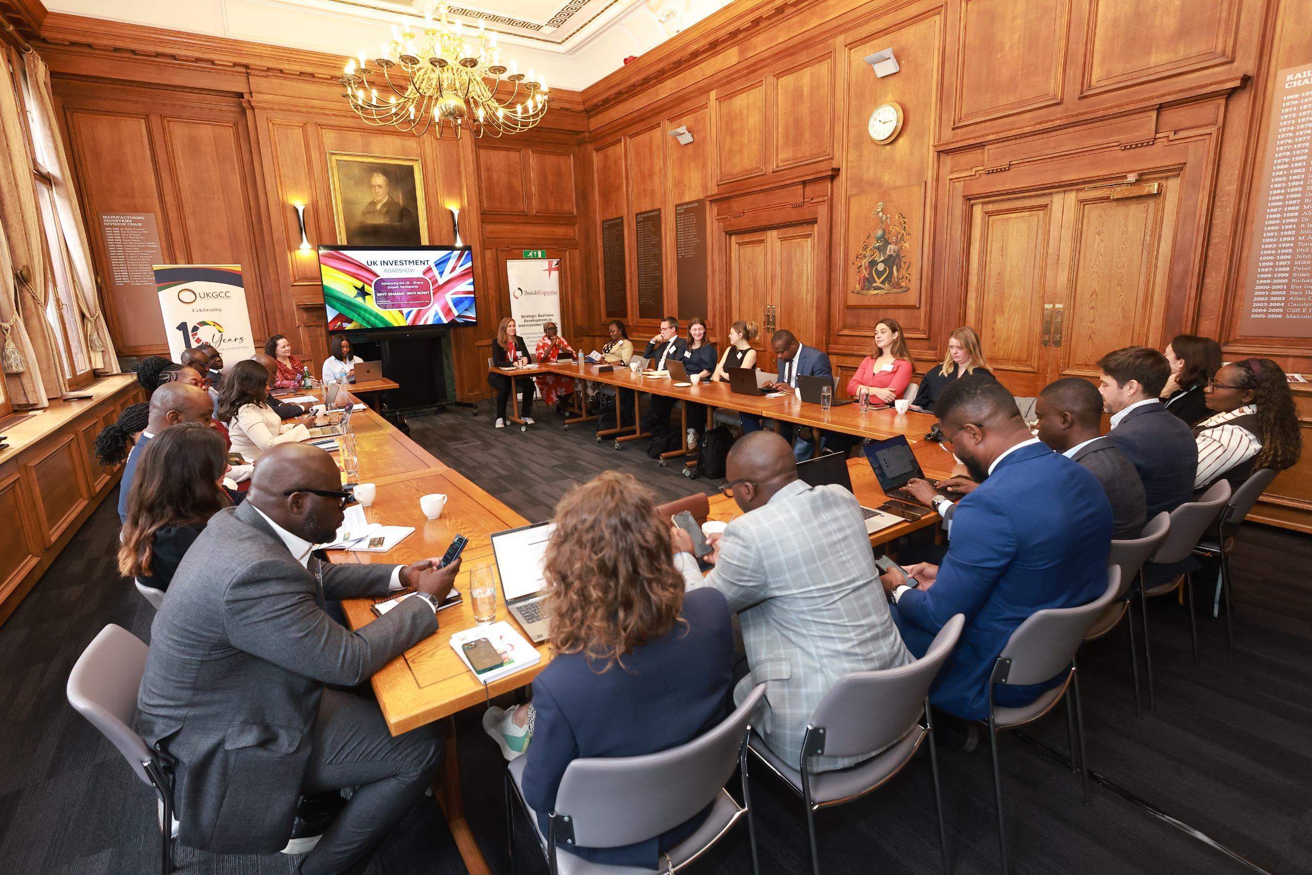 UK Investment Roadshow 2026 in London promoting Ghana-UK investment partnerships